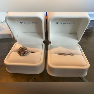 Engagement ring set. details are on the last page including what I paid